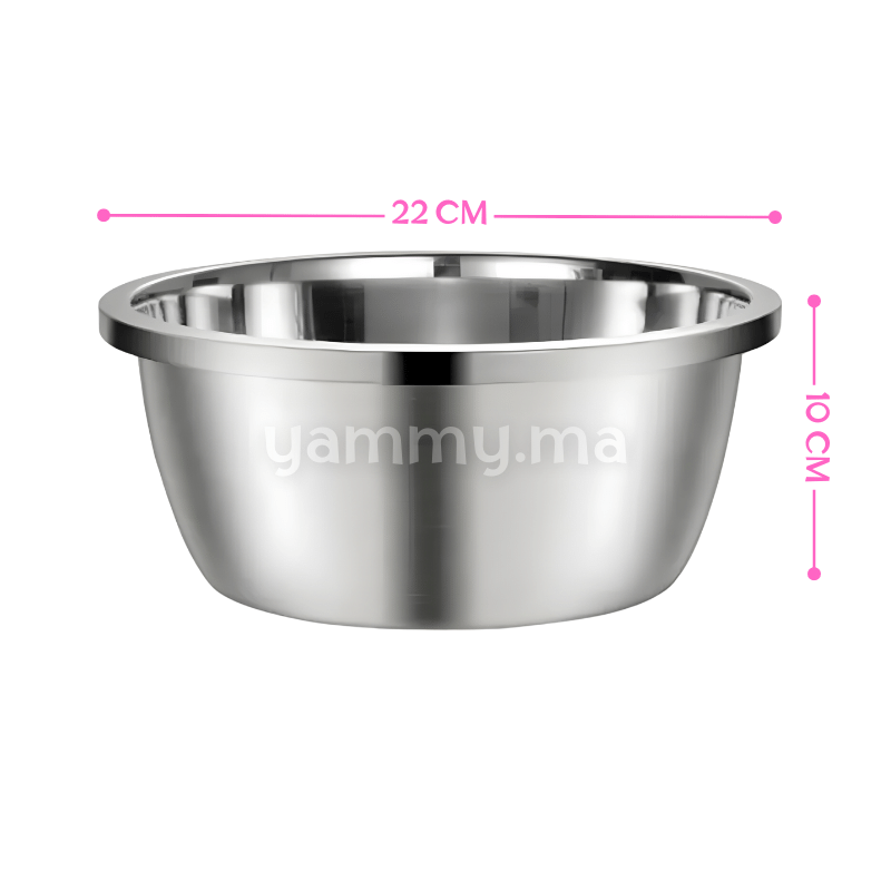 Bassine de Cuisine en Inox 22cm
