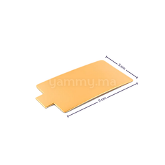 Languette Or Rectangle 5x9 cm (x50)