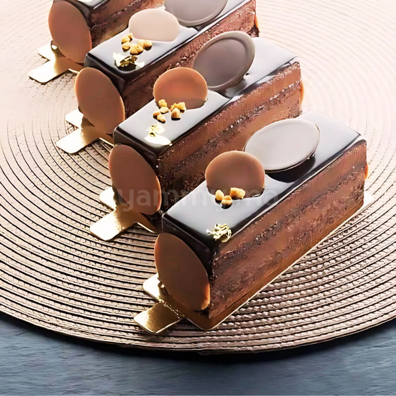 Languette Or Rectangle Cigare 12.5x3.5 cm (x50)