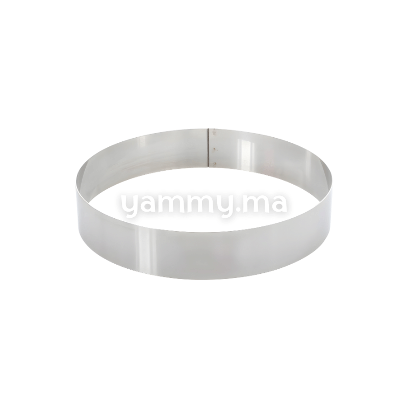 Cercle à Pâtisserie en Inox 17.5 x h 4 cm