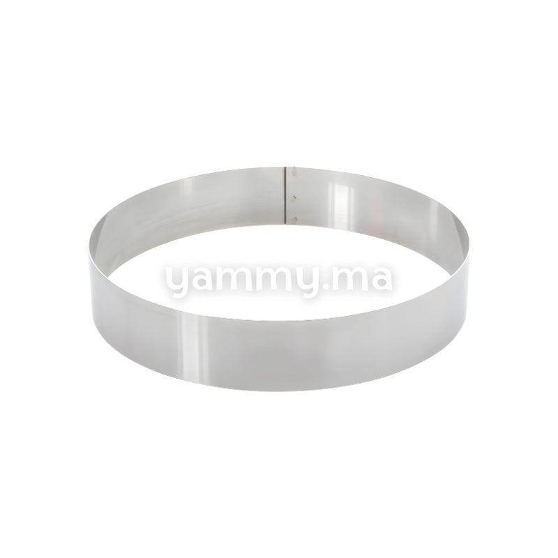 Cercle à Pâtisserie en Inox 19 x h 4 cm