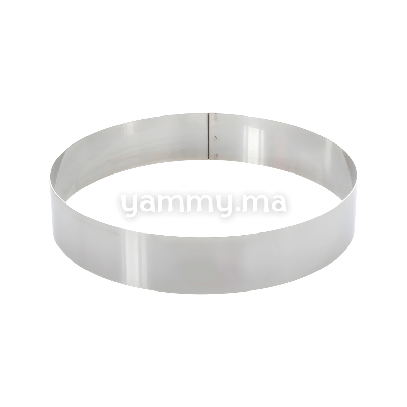 Cercle à Pâtisserie en Inox 21 x h 4 cm