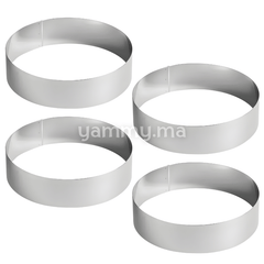 Cercle à Pâtisserie en Inox 8cm / haut 2cm