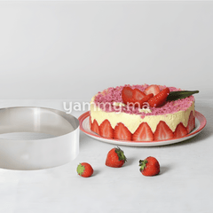 Cercle à Pâtisserie en Inox 27 x h 6 cm