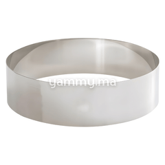 Cercle à Pâtisserie en Inox 27 x h 6 cm