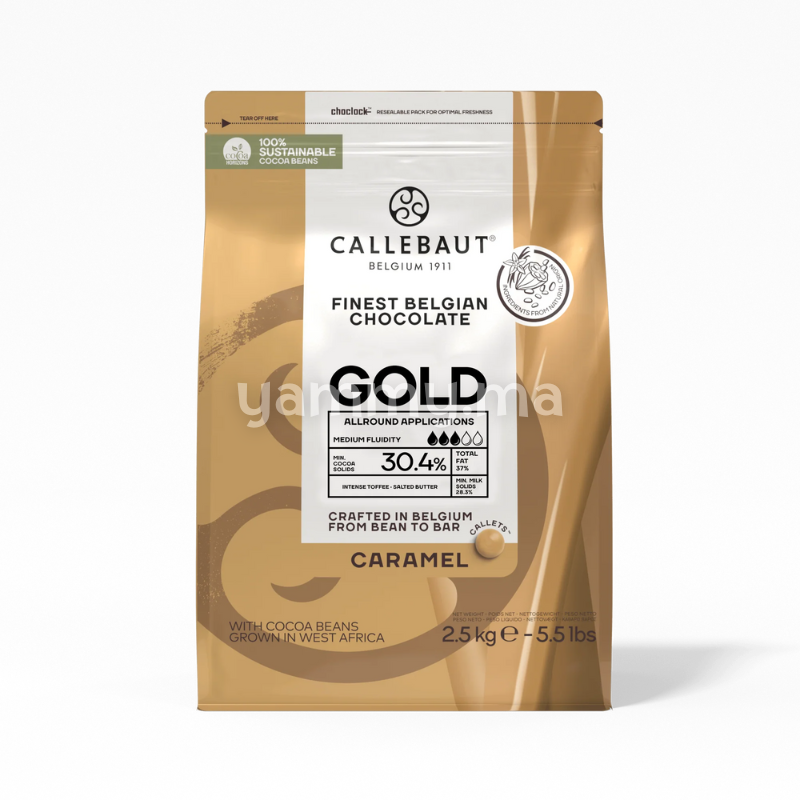 Chocolat de Couverture Caramel Gold 30.4% Cacao - Callebaut