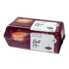 Chocolat de Couverture au Lait 34% 1.5kg - Aiguebelle