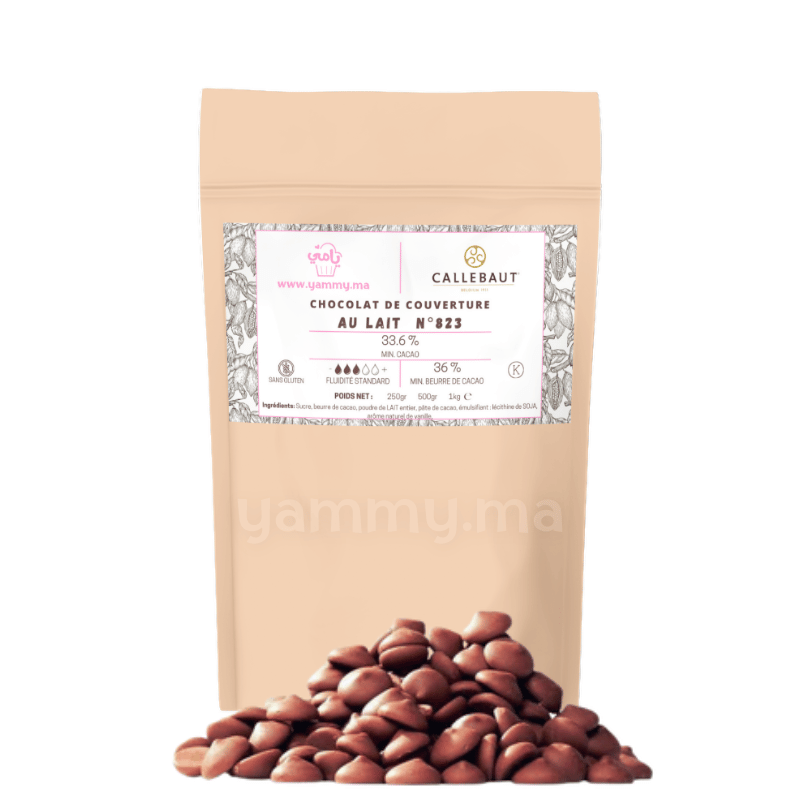 Chocolat de Couverture au Lait 33,6% N°823 - Callebaut