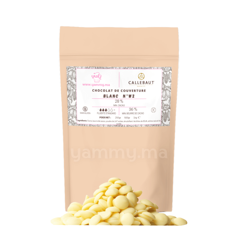 Chocolat de Couverture Blanc 28% N°W2 - Callebaut