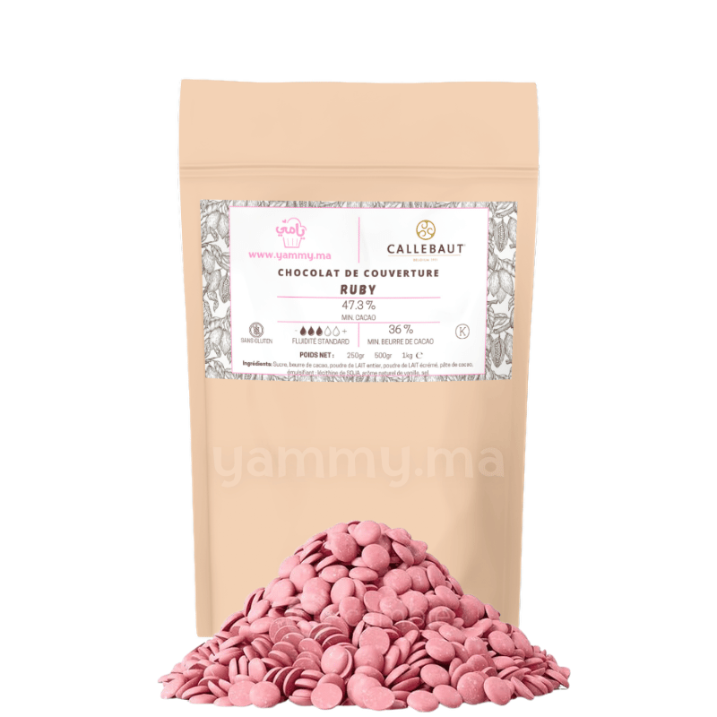 Chocolat de Couverture Ruby 47,3% N°RB1- Callebaut