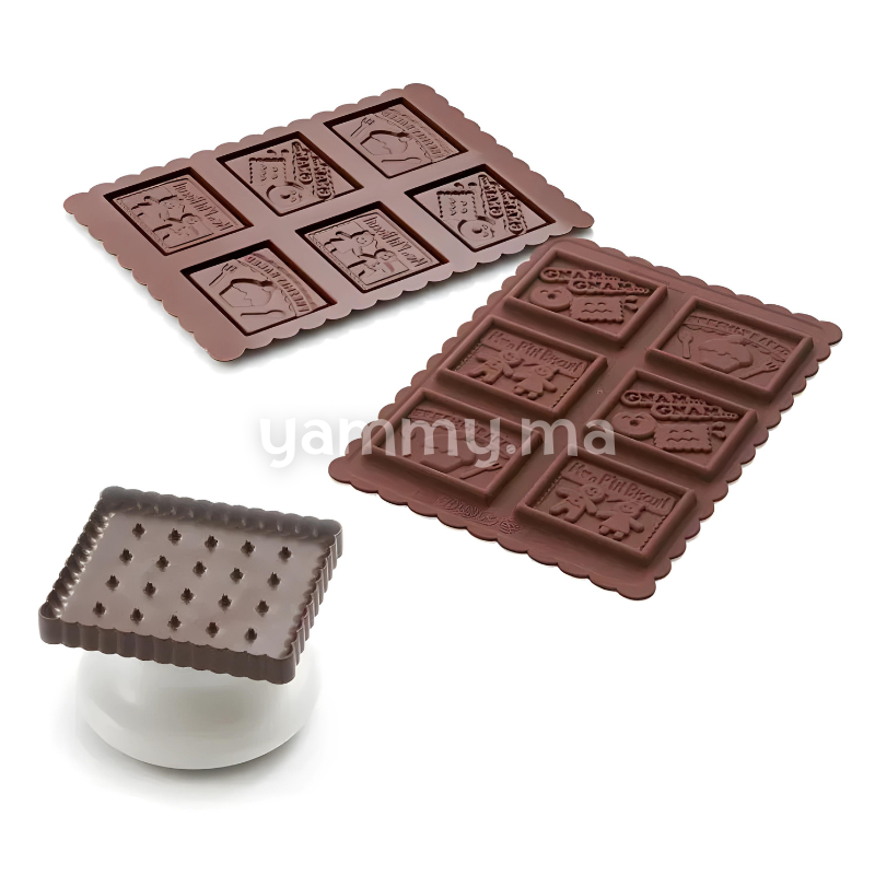 Emporte-piece + Moule Silicone Gnam Gnam "CKC04" - Silikomart