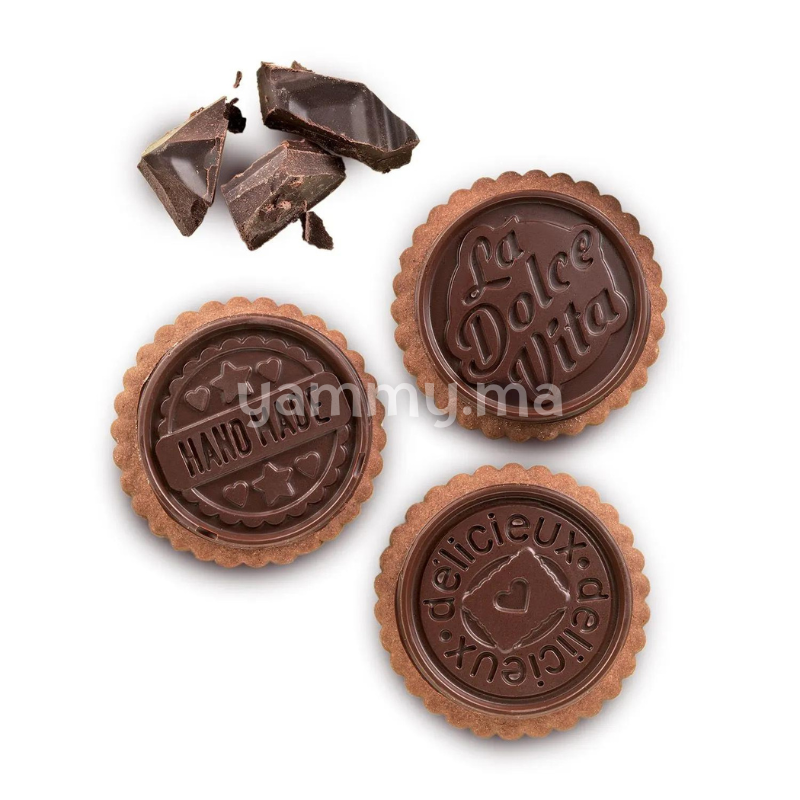 Emporte-piece + Moule Silicone Dolce Vita "CKC05" - Silikomart