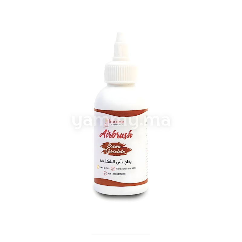 Colorant Aérographe Brun Chocolat Marron 100 ml - Marone