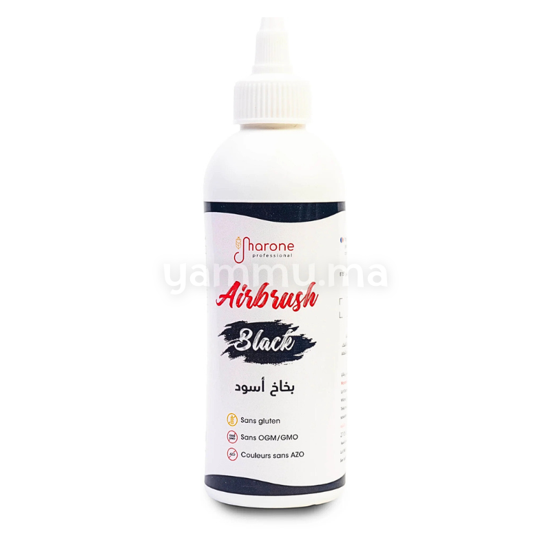 Colorant Aérographe Noir 190 ml - Marone