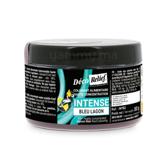 Colorant Hydrosoluble Bleu Lagon Intense en Poudre 50 gr - Déco Relief INT82