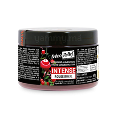 Colorant Hydrosoluble Rouge Royal Intense en Poudre 50 gr - Déco Relief