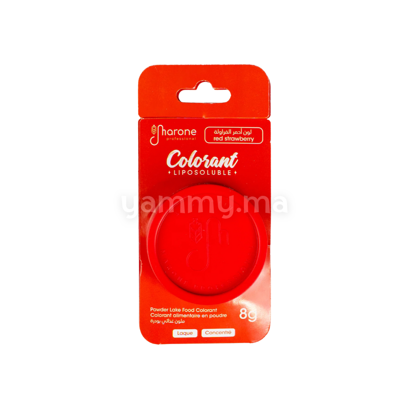 Colorant Liposoluble Laque Rouge Fraise 8 gr - Marone