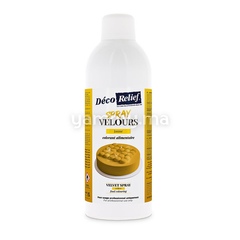 Colorant Spray Velours Jaune 400 ml Beurre de Cacao - Déco Relief D40J