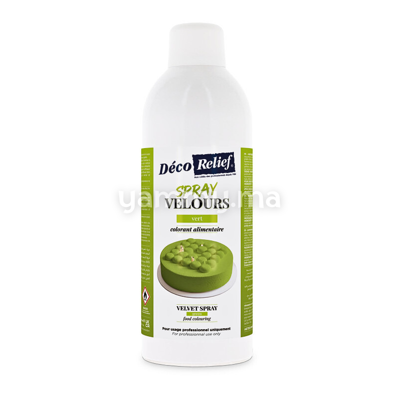 Colorant Spray Velours Vert 400 ml Beurre de Cacao - Déco Relief D40VE