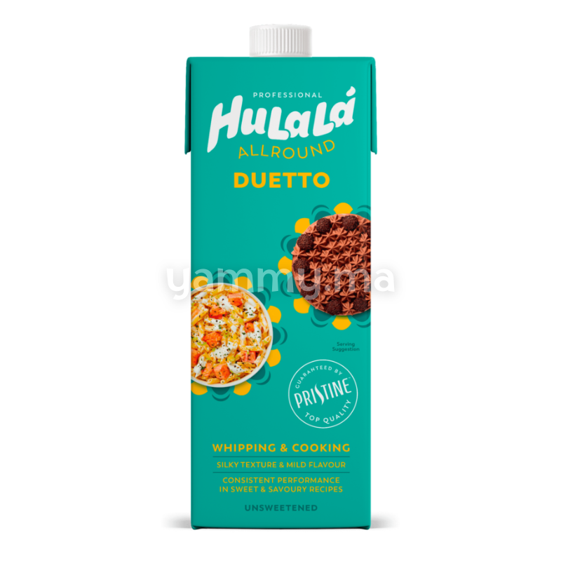 Crème Fraîche Duetto Non Sucrée 1L - Hulala
