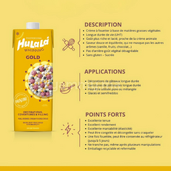 Crème Fraîche Sucrée GOLD 1L - Hulala Professional