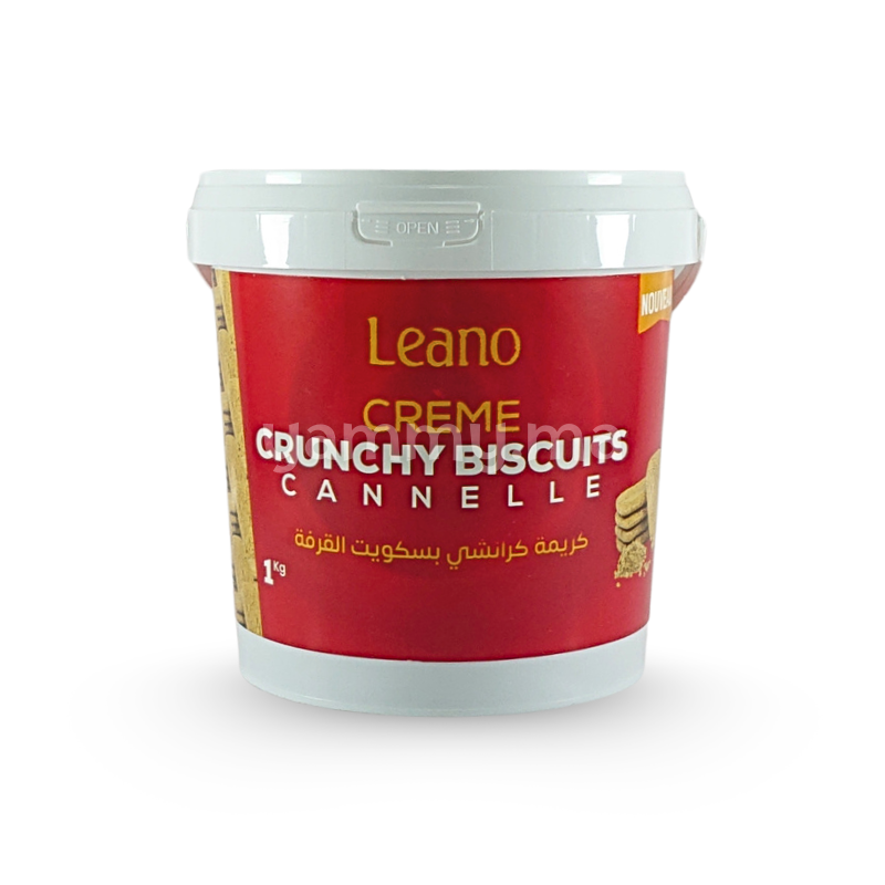 Crème Crunchy Biscuits Cannelle "Speculoos" 1 kg - Leamido Leano
