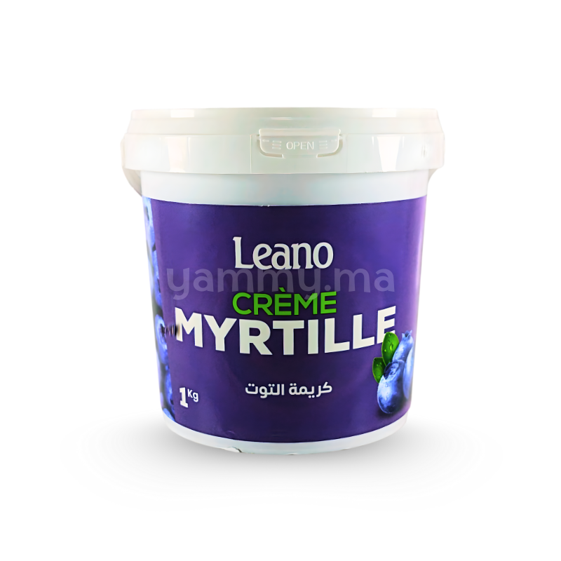 Crème Myrtille 1 kg - Leamido Leano