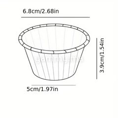 Caissettes Cupcake Muffins en Papier