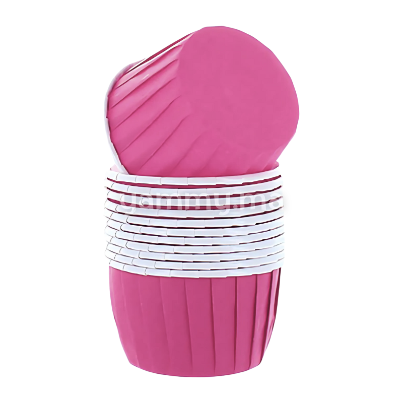 SET. 25 Caissettes Cupcake Muffins en Papier Rose