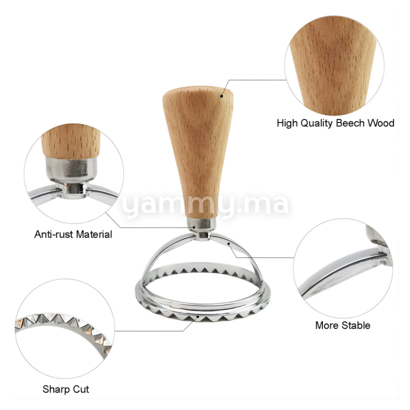 Emporte-pièce pour Raviolis et Biscuits Classic Rond Ø 6 cm - RYJ