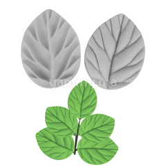 SET. 2 Moules Silicone Pétales de Fleurs & Feuilles 5 x 7 cm MSP211