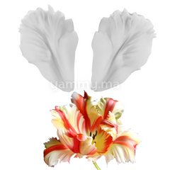 SET. 2 Moules Silicone Pétales de Fleurs & Feuilles MSP200