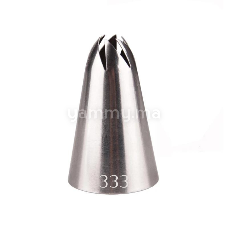 Douille Fleur en Acier-inoxydable "333"