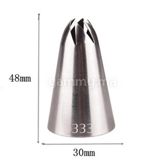 Douille Fleur en Acier-inoxydable "333"