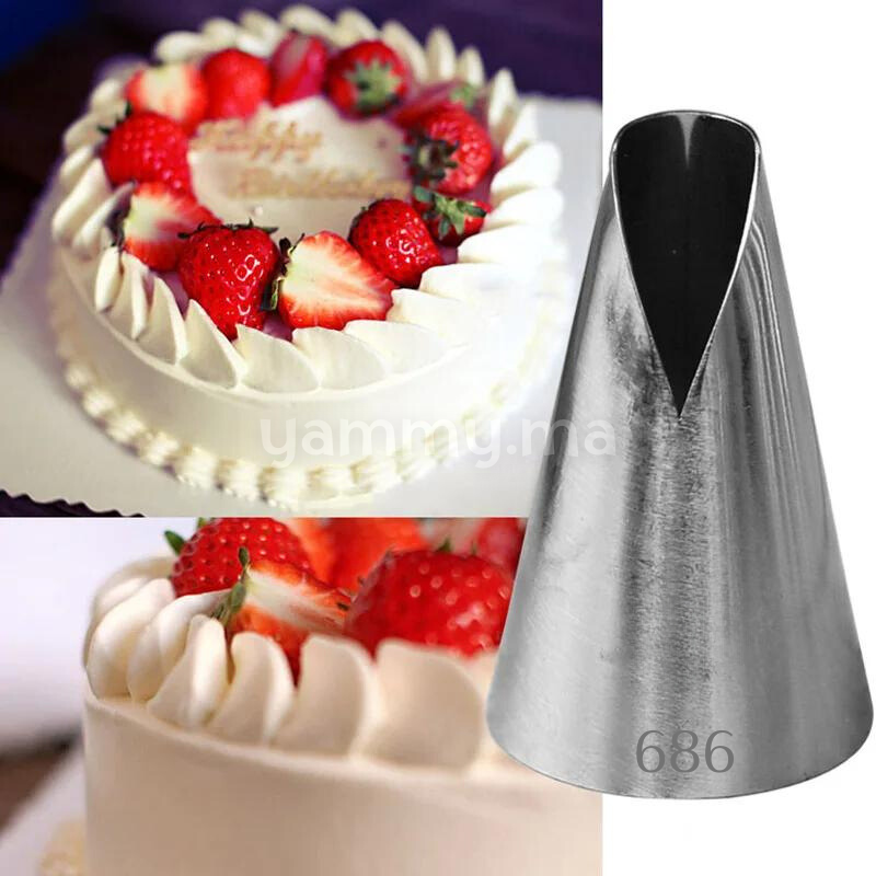 Douille Saint-Honoré en Acier-inoxydable "686"