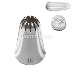 Douille Pâtisserie Inox Fleur 12 dents N° 1E