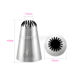 Douille Pâtisserie Inox Fleur 18 dents N° D66