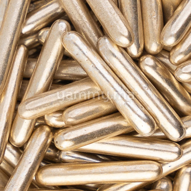 Bâtonnets Doré Métallique 18 mm 125 gr - Marone