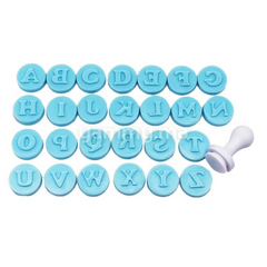 SET. 26 Tampons Embosseurs Alphabet