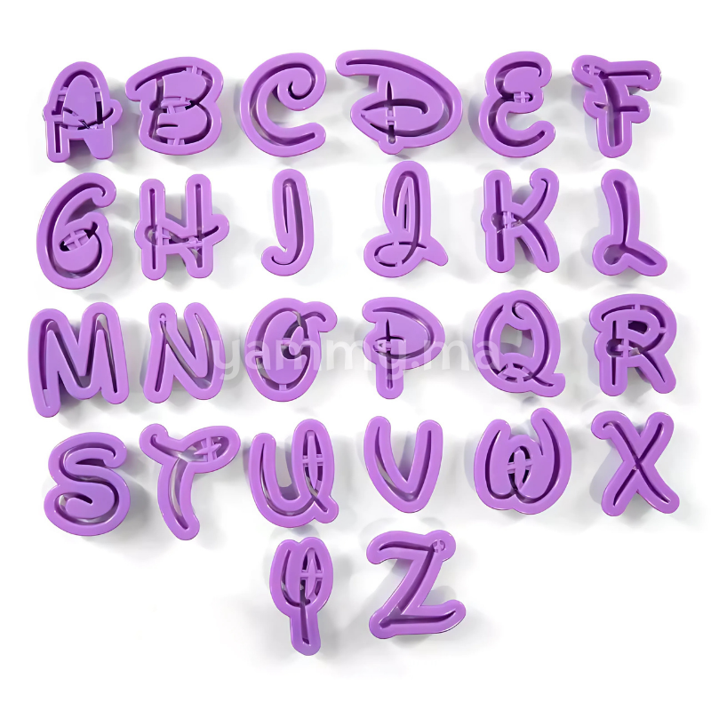 Emporte-pièces Alphabet Disney en plastique