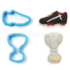 SET. 2 Emporte-pieces Coupe Trophée et Chaussure