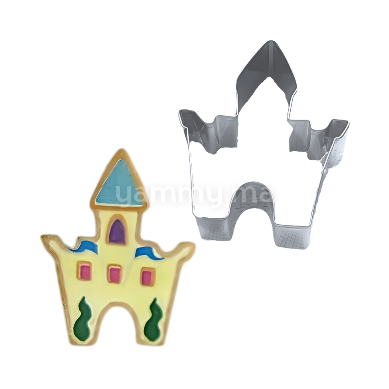 Emporte-pièce Château en Inox 8 cm