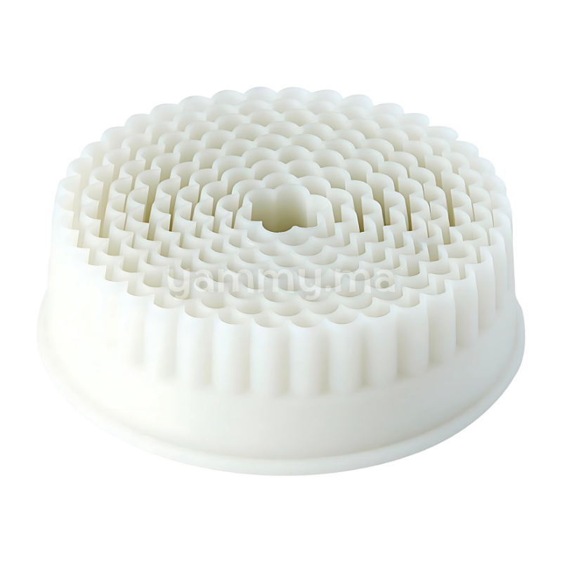 SET. 9 Emporte-pièces Ronds en Plastique Hauteur 3.5 cm