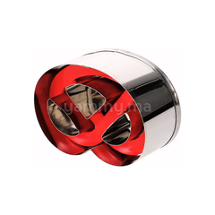 Emporte-pièces avec Poussoir Bretzel en Inox