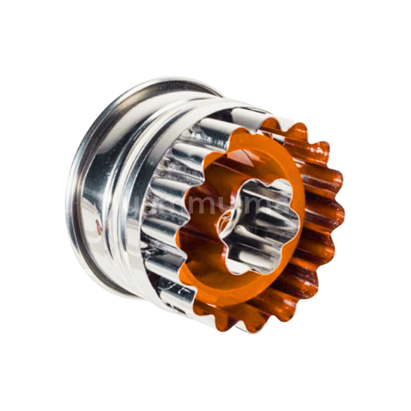 Emporte-pièce avec Poussoir Rond Fleur en Inox Ø 4,8 cm