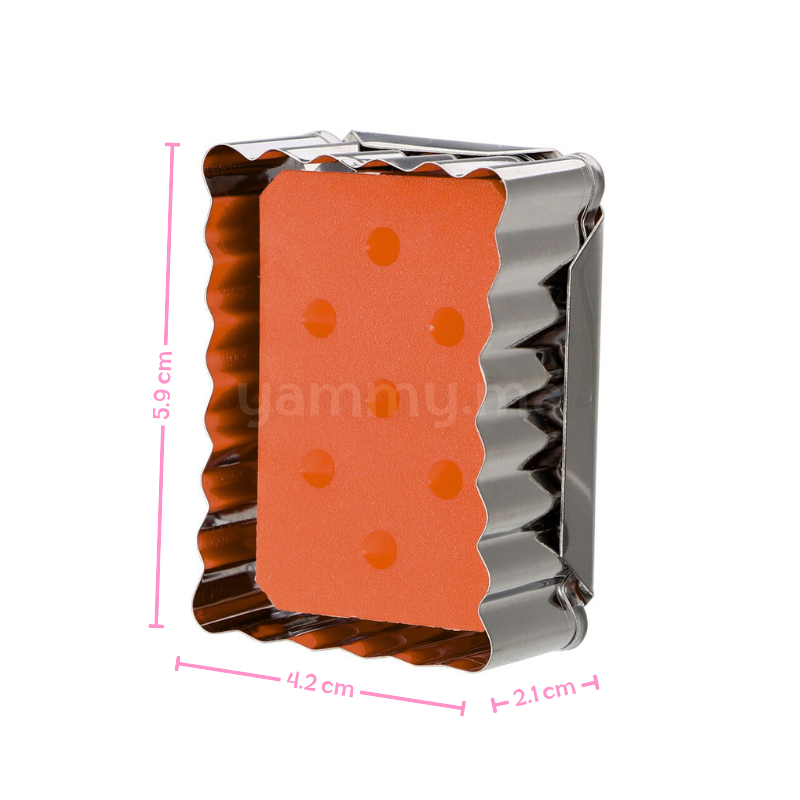 Emporte-pièces avec Poussoir Petit Beurre en Inox