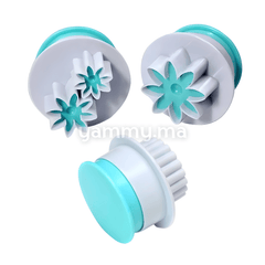 SET. 2 Emporte-pièces Fleur M3