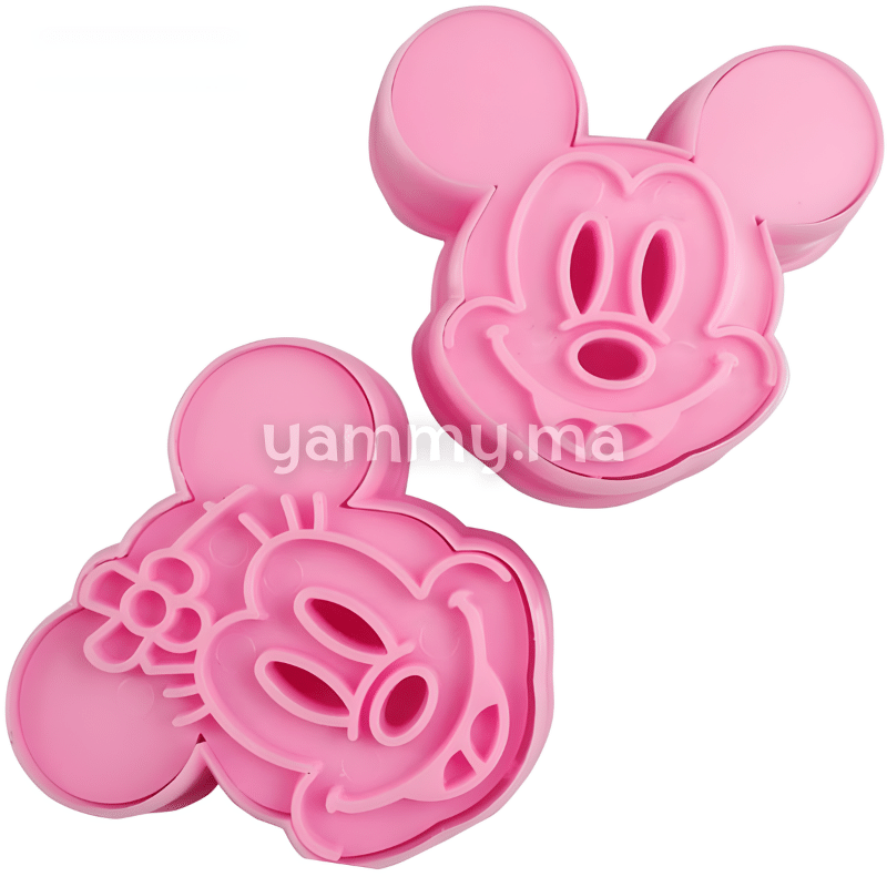 SET. 2 Emporte-pièces Mickey mous