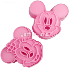 SET. 2 Emporte-pièces Mickey mous