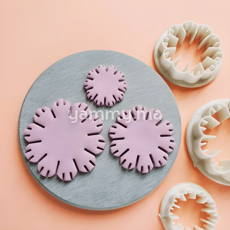 SET. 3 Emporte-pièce Fleur